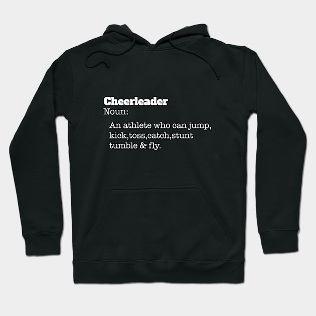 Cheerleader - Cheerleader Noun Hoodie by Kudostees